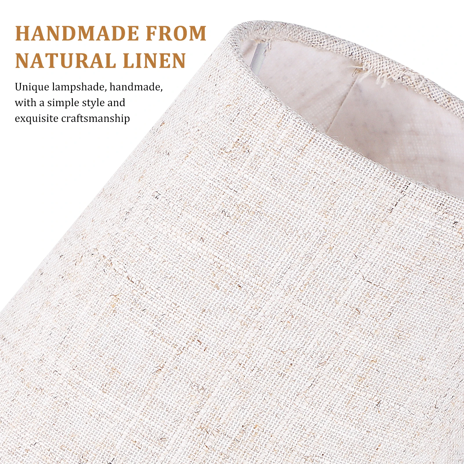2Pcs Fabric Lamp Shades Linen Cloth Protection Covers Replacement Lampshades for Table Floor Lamps Home Use Lamp Shades