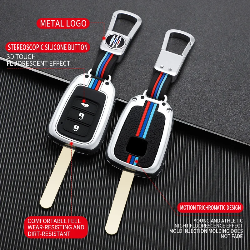

Suitable for Honda Vezel 2017 model, Fit straight - key cover, City 2009 model, XR - V, Gienia metal shell, and Greiz buckle