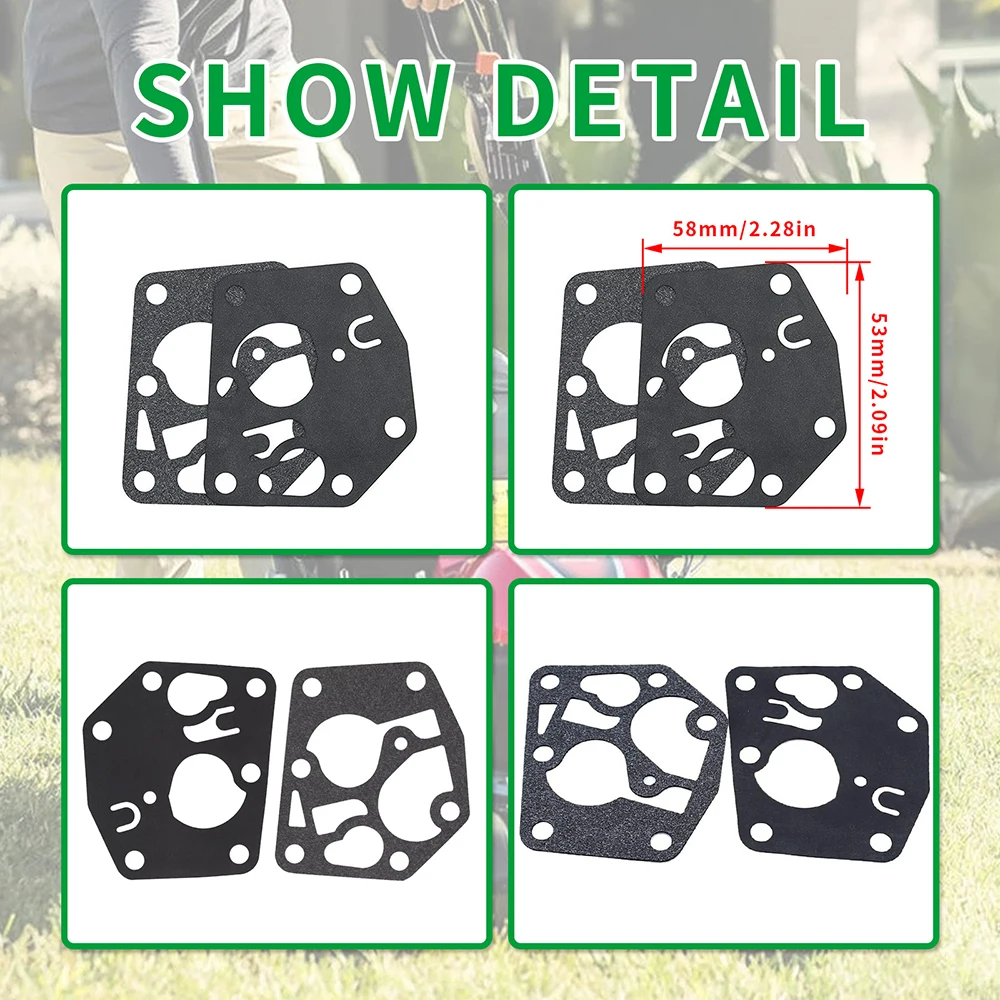 مجموعة حشوات المكربن لبريجز ستروتون ، سبرينت كلاسيكية وجزازة عشب كواترو ، غشاء من ، من من من من من من ، من-من-إلى- #5