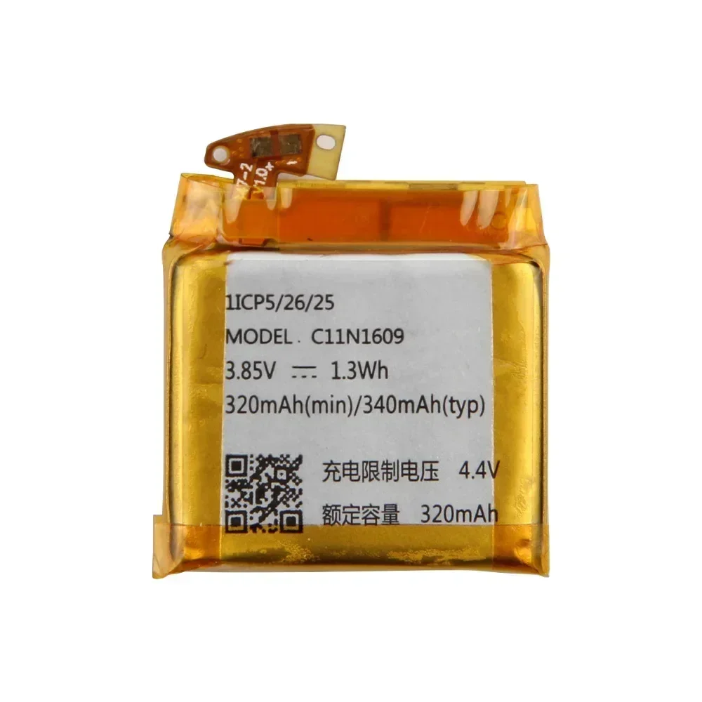 بطارية بديلة C11N1609 لبطاريات ASUS Zenwatch 3 Zenwatch3 WI503Q مع أدوات 340 مللي أمبير في الساعة