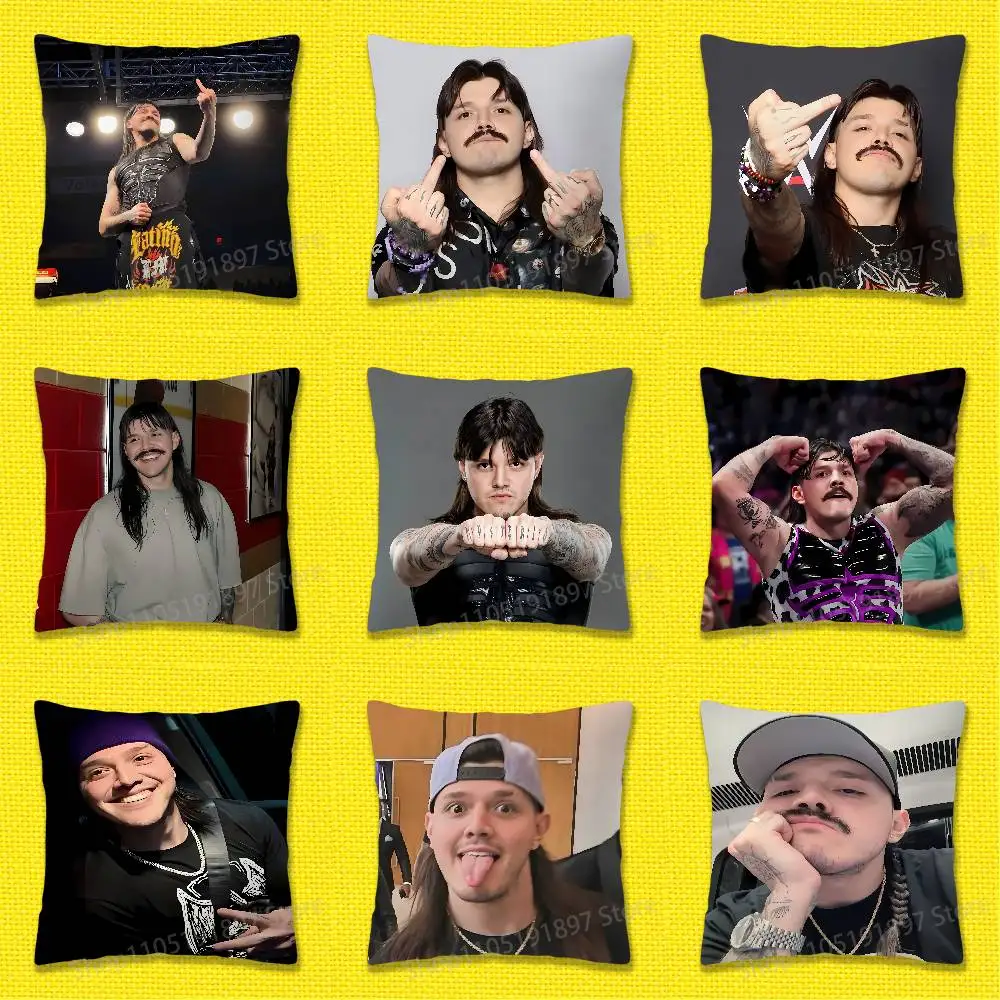 

Wrestler D-Dominik Mysterio Throw Pillow Case For 45cm 40cm 30cm 50cm 55cm Square Home Pillowcase Case