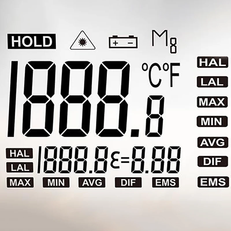 IR Laser Temp Pro'skit MT-4612 LCD senza contatto termometro digitale a infrarossi strumento di misurazione-50 ~ 580 °C tenere pistola ad alta prova