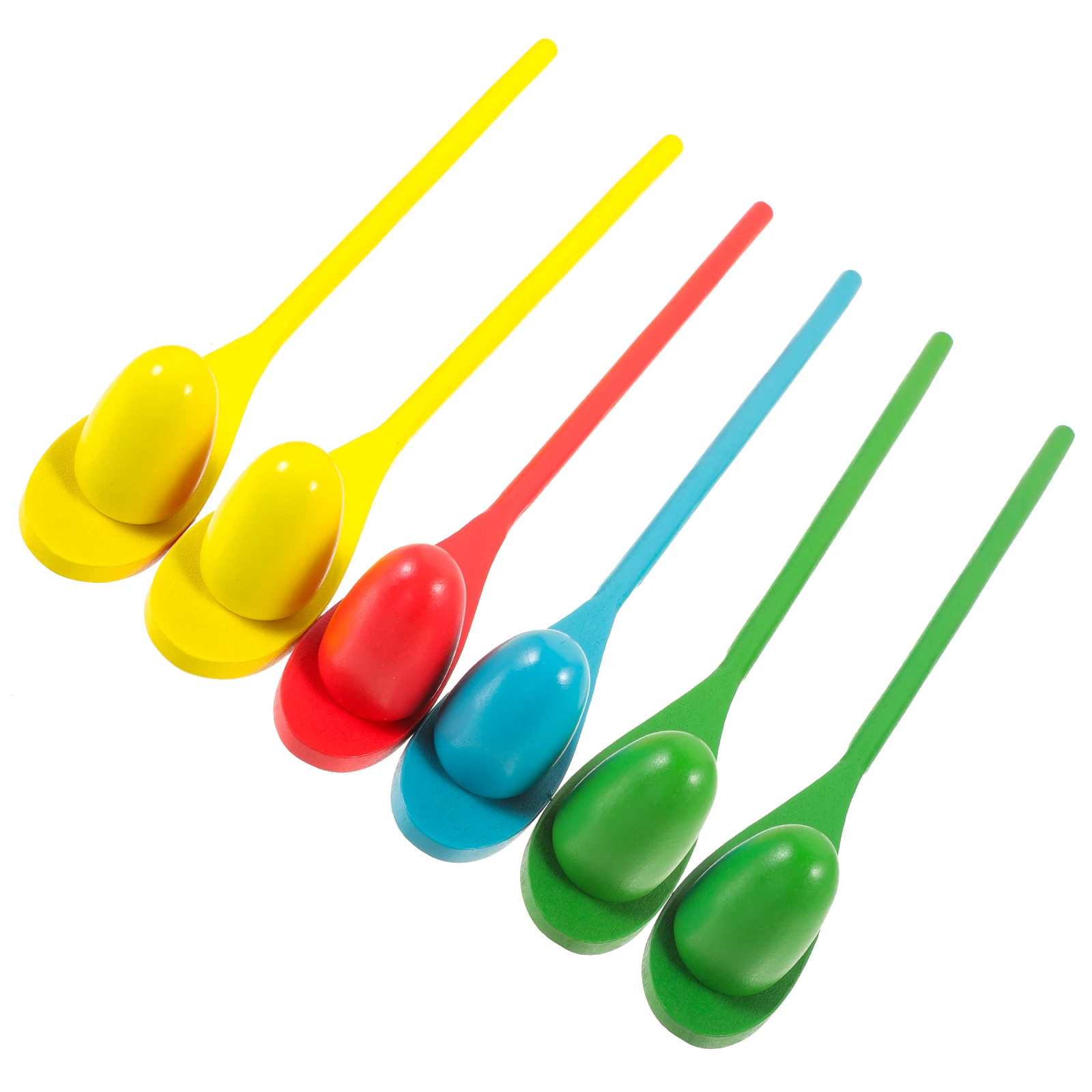 

Wooden Spoon Balance Toy Black White Balls Kids Sensory Educational Learning Plaything Durable Sturdy Interactive Outdoor Fun