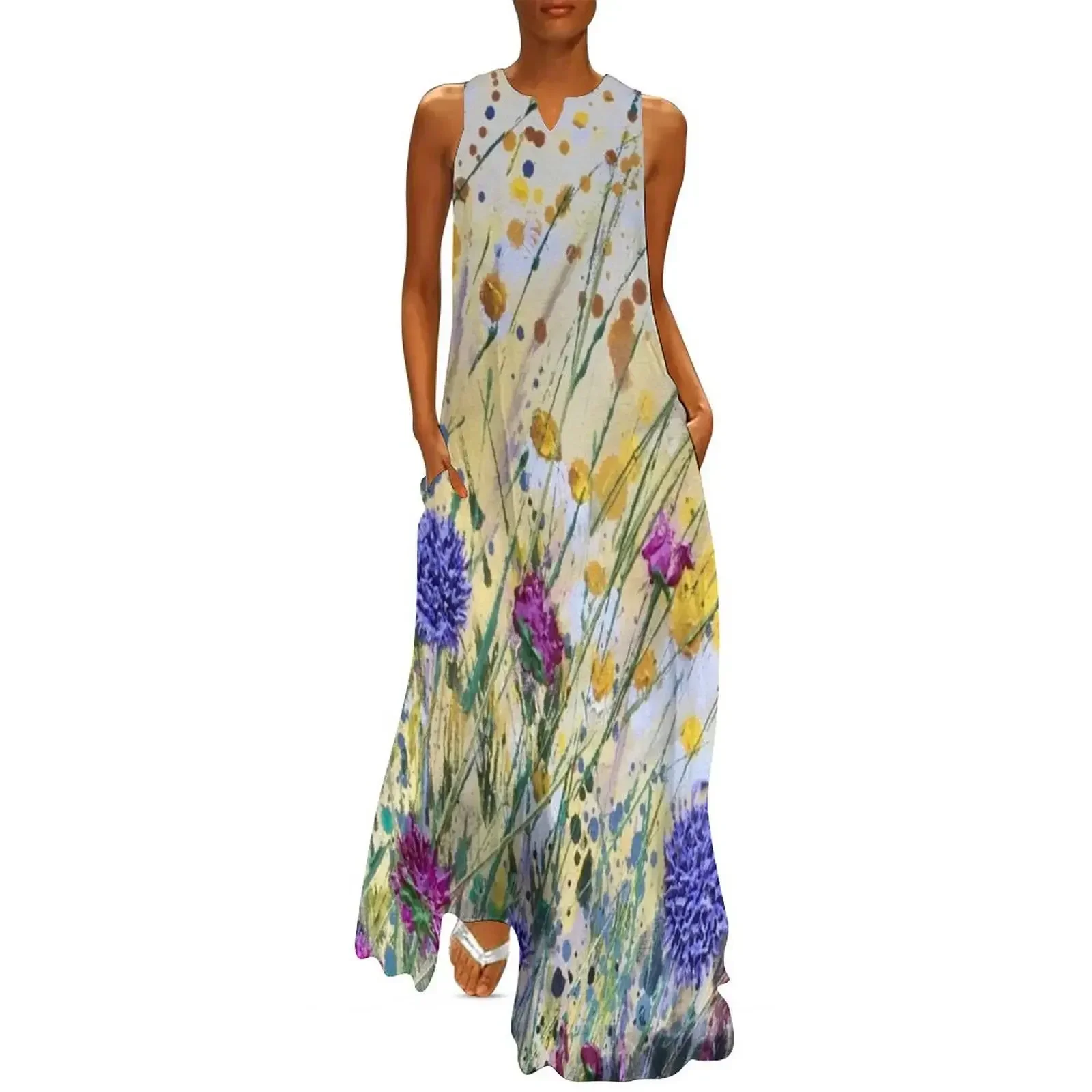 

Montys Garden Long Dress Women's clothing Long dress woman Cocktail of dresses long dress women