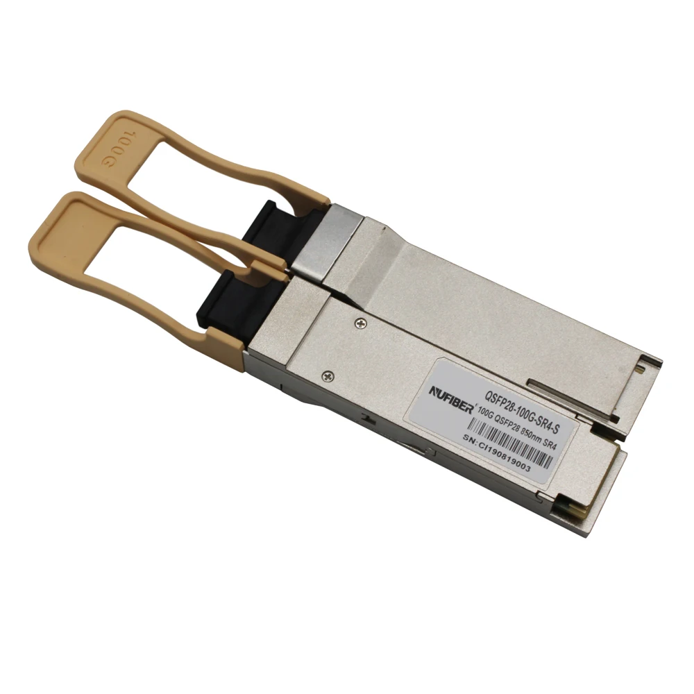 Aruba/Juniper Compatible 100G QSFP28 SR4 MTP/MPO 100m Fiber Optical Transceiver Module Premium Fiber Optic Equipment