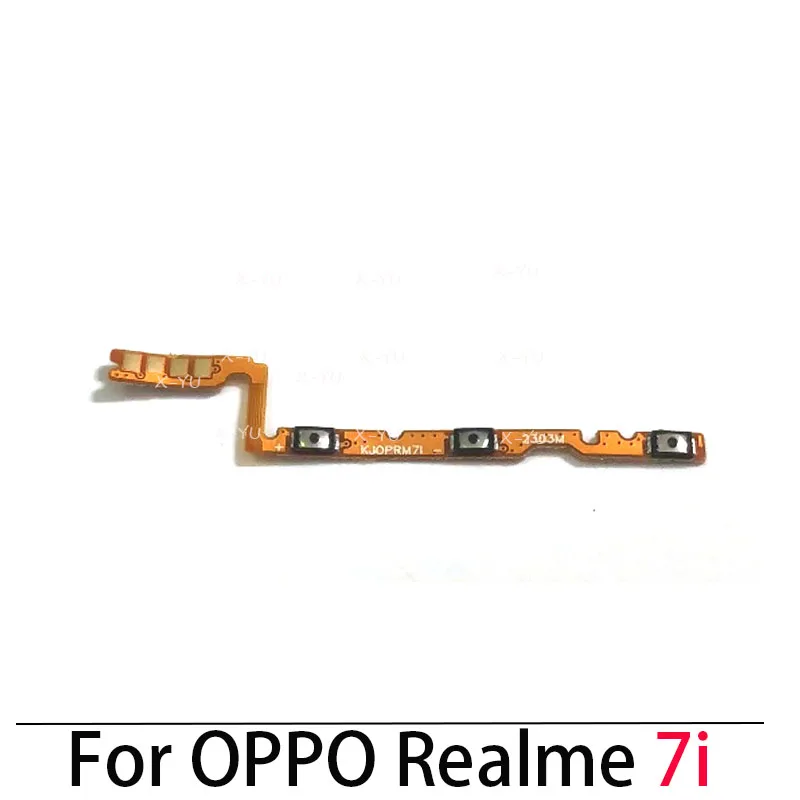 For OPPO Realme 7 7i 8i Pro Power On Off Switch Volume Side Button Flex Cable