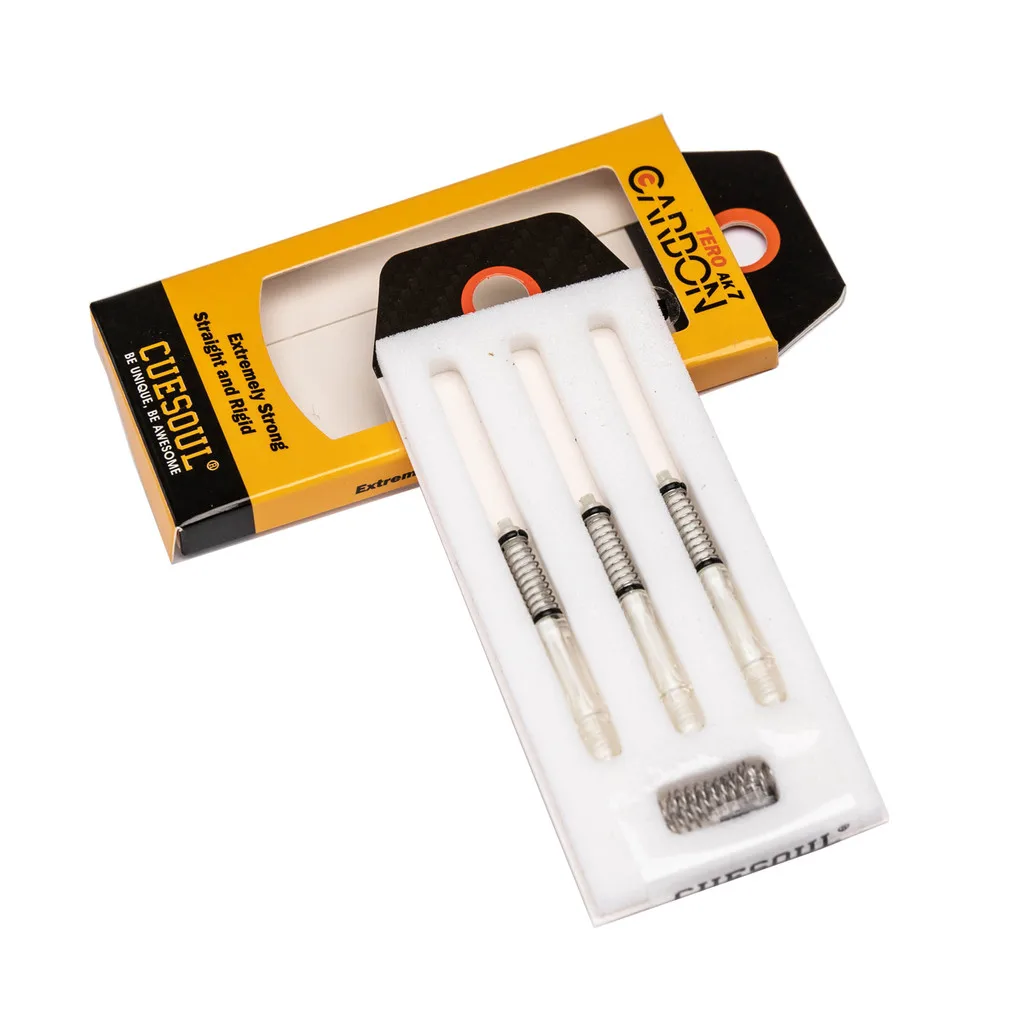 CUESOUL TERO AK7 مهاوي/ جذع رمي السهام الكربونية، نحيف، تلسكوبي مدمج، أبيض، مجموعة من 3 قطع #5