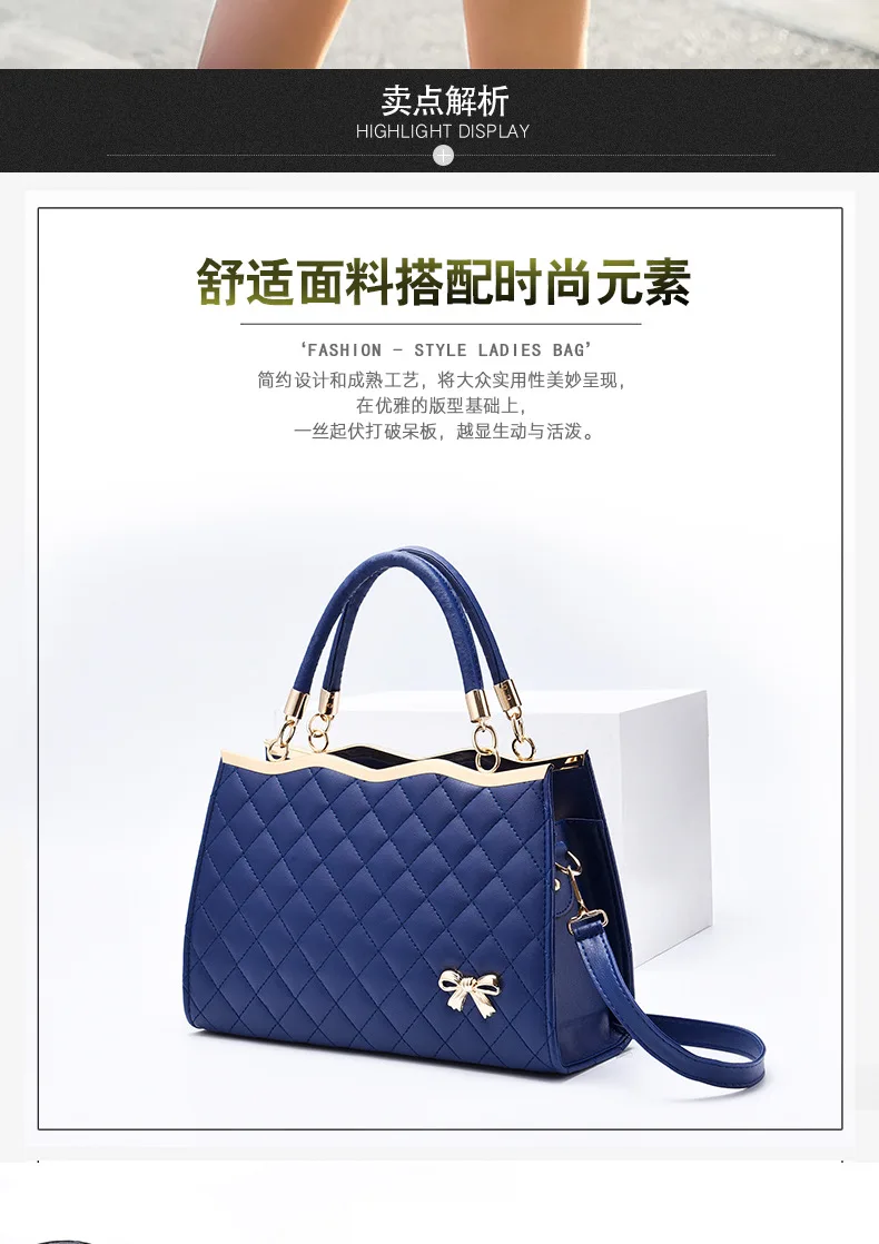 Einfarbig Mode Frauen Handtaschen Weiche Leder Tote Tasche Casual Große Umhängetaschen für Frauen Neue Schulter Messenger Taschen – Detail 4