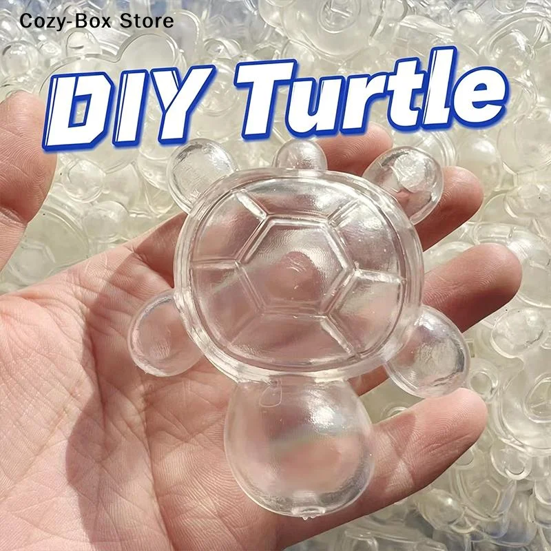 [ZY]1PC DIY Turtle Empty Ball Skin Handmade Ball Decompression Slow Rebound Toy Sphere Jewelry TRP Casting Molds Tools[ZY]