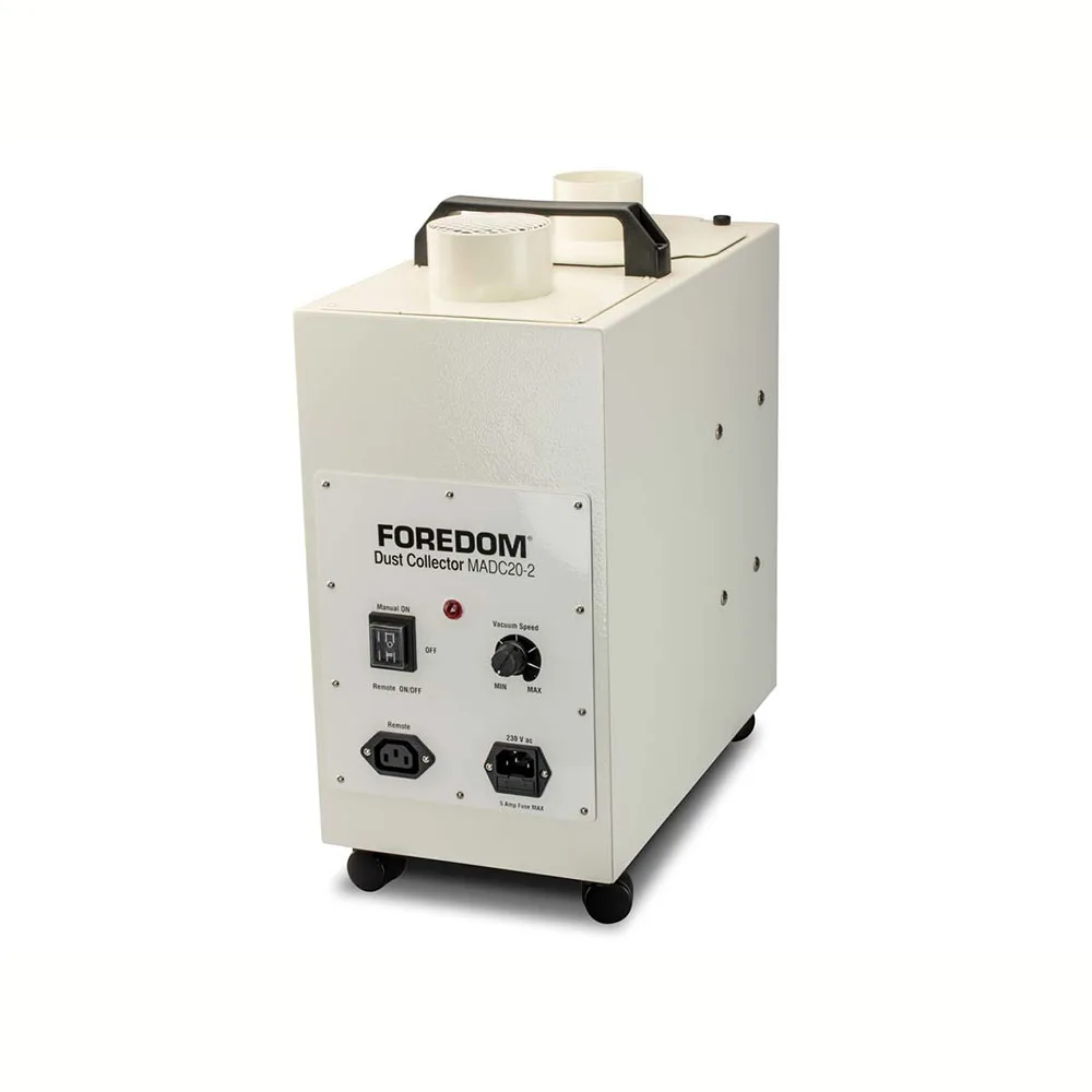 Foredom MADC20 Dust Collector with Cyclone and Collection Chamber 99.98% Filtration JewelryBench Debris Extractor With Casters