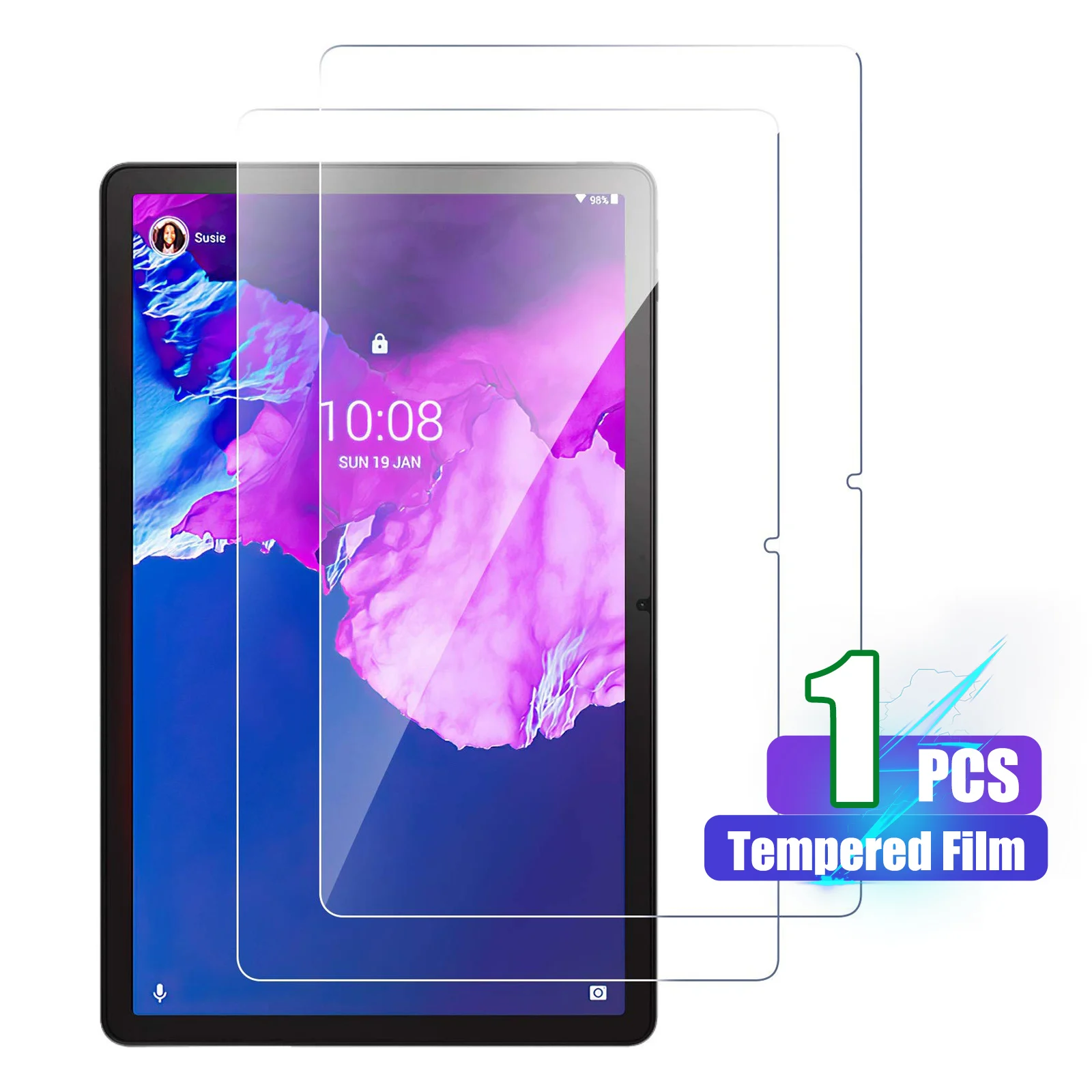 

Tempered Glass For Lenovo Tab P11 Plus TB-J616F/J607F P11 TB-J606F/J606L 11 inch Screen Protective Film HD 9H Anti-Scratch 2021