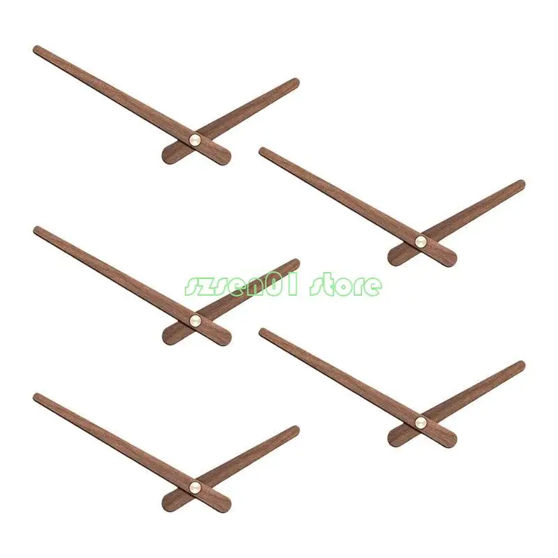حزمة G32A من 5 مجموعات الأيدي على مدار الساعة الخشبية لإصلاح DIY واستبدالها لـ 12 14