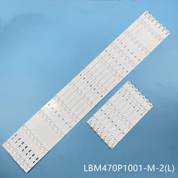 Kit 14pcs LED backlight strip For 47PFT6569/60 47PFS7109/12 47PFK7109/12 47PFK6589/12 LBM470P1001-M-2(L) LBM470P0301-N-2(R)