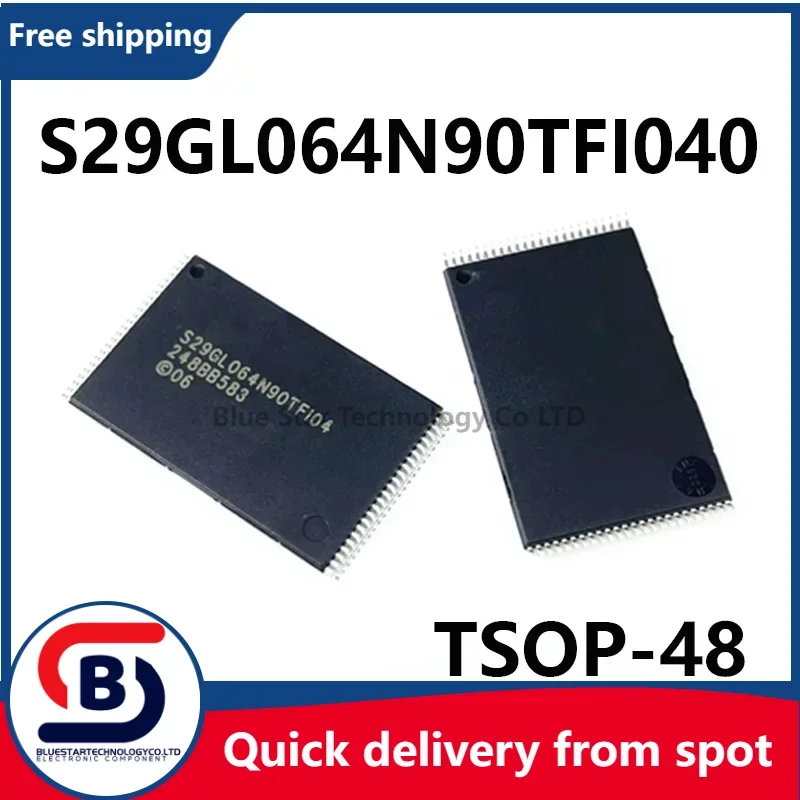 

Free Shipping 20-50pcs/lots S29GL064N90TFI040 29GL064N90TFI040 29GL064N90 S29GL064N90 SOP-48 Memory 64M flash memory In stock