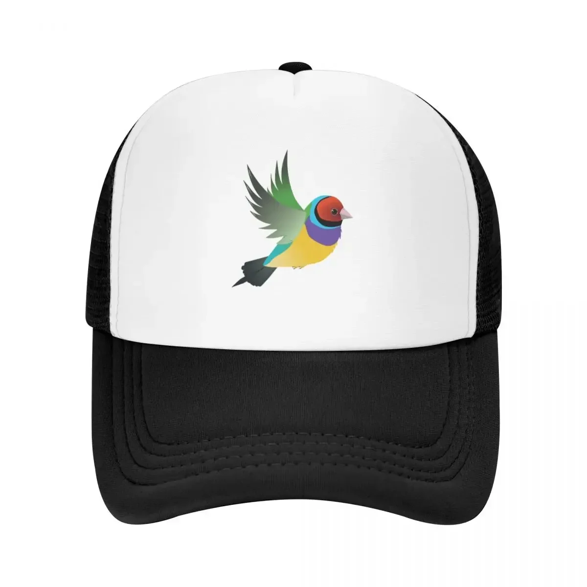 Flying gouldian finch Baseball Cap fishing hat Luxury Hat Women Caps Men's