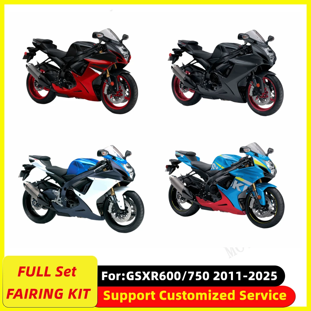 

Fit For GSXR 600 750 2011 - 2024 K11 gsxr600 gsxr750 2012 2013 2014 2015 full Fairing Kit Motorcycle bodywork Fairings kits zxmt