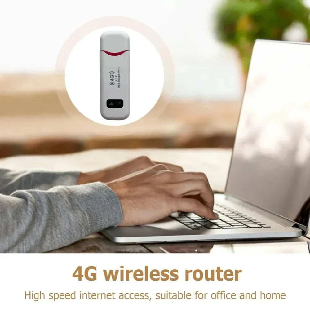 โมเด็ม USB 4G LTE ดองเกิล 150Mbps อะแดปเตอร์ไวไฟไร้สาย โมบายล์เราเตอร์ รองรับซิมการ์ด 4G ฮ็อตสปอตเราเตอร์สำหรับบ้านและสำนักงาน
