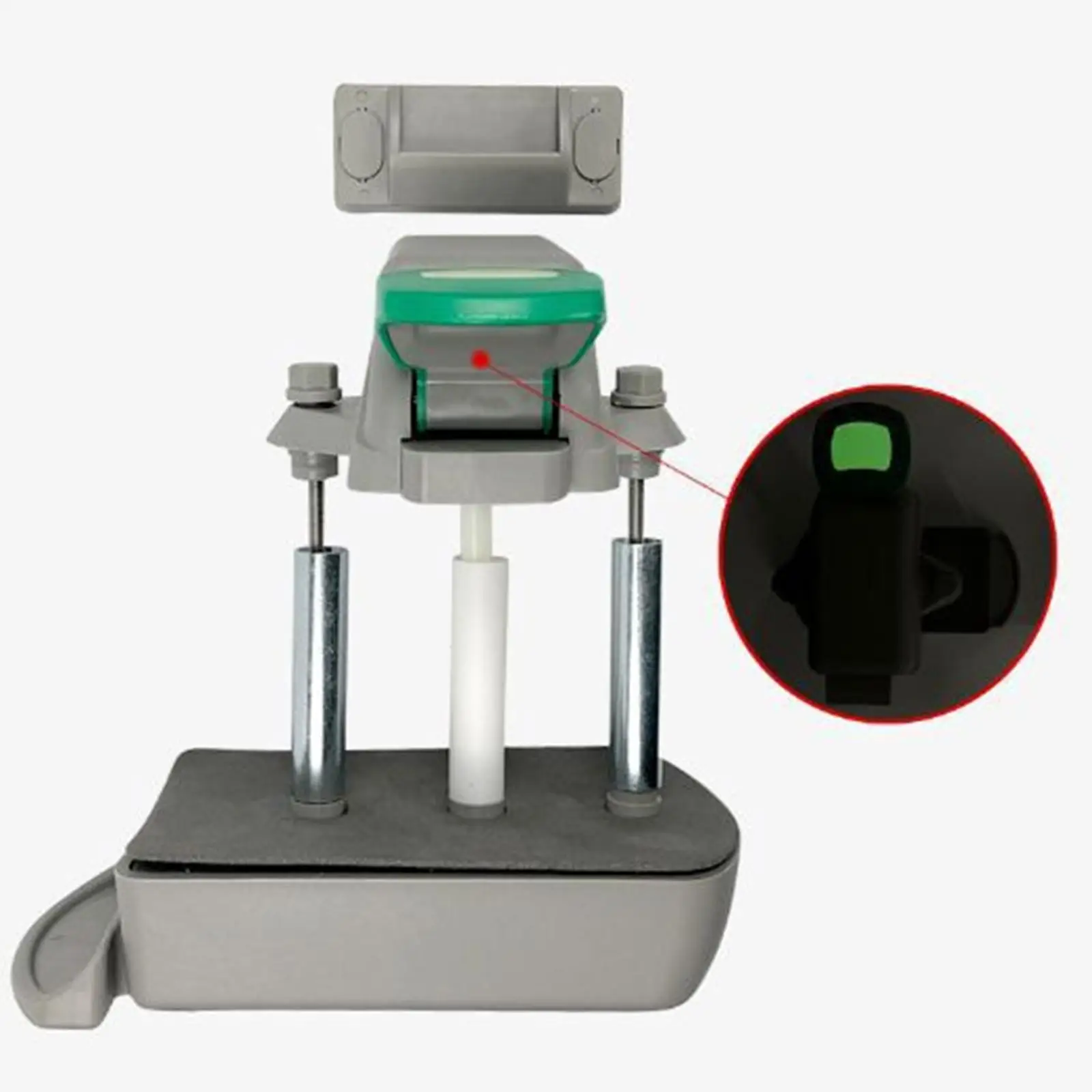 Cold Room Door Handle Latch Lock Industrial Freezer Lock ABS Metal Gray Easy to Install for Commercial Storage Rooms