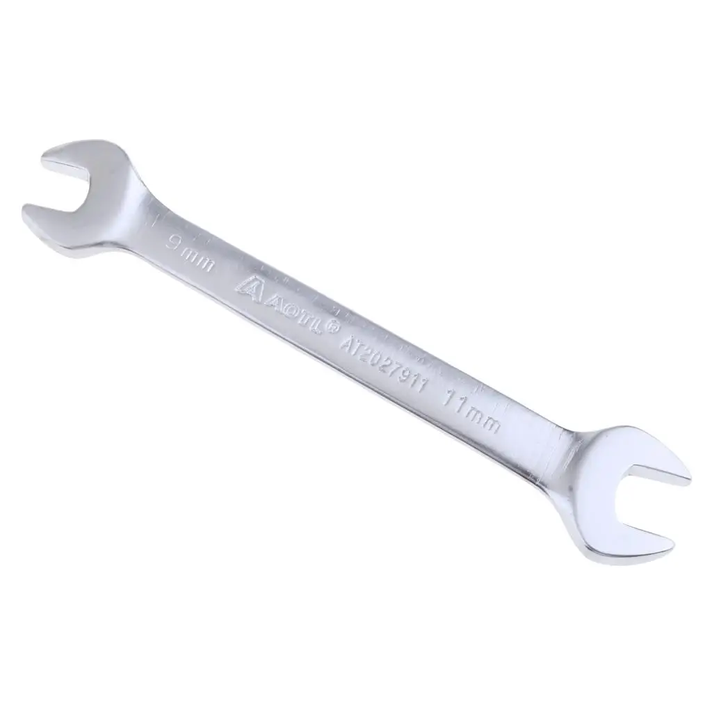 Fixed Head Open Ended Alloy Ratchet Combination Wrenches 9 11 Mm