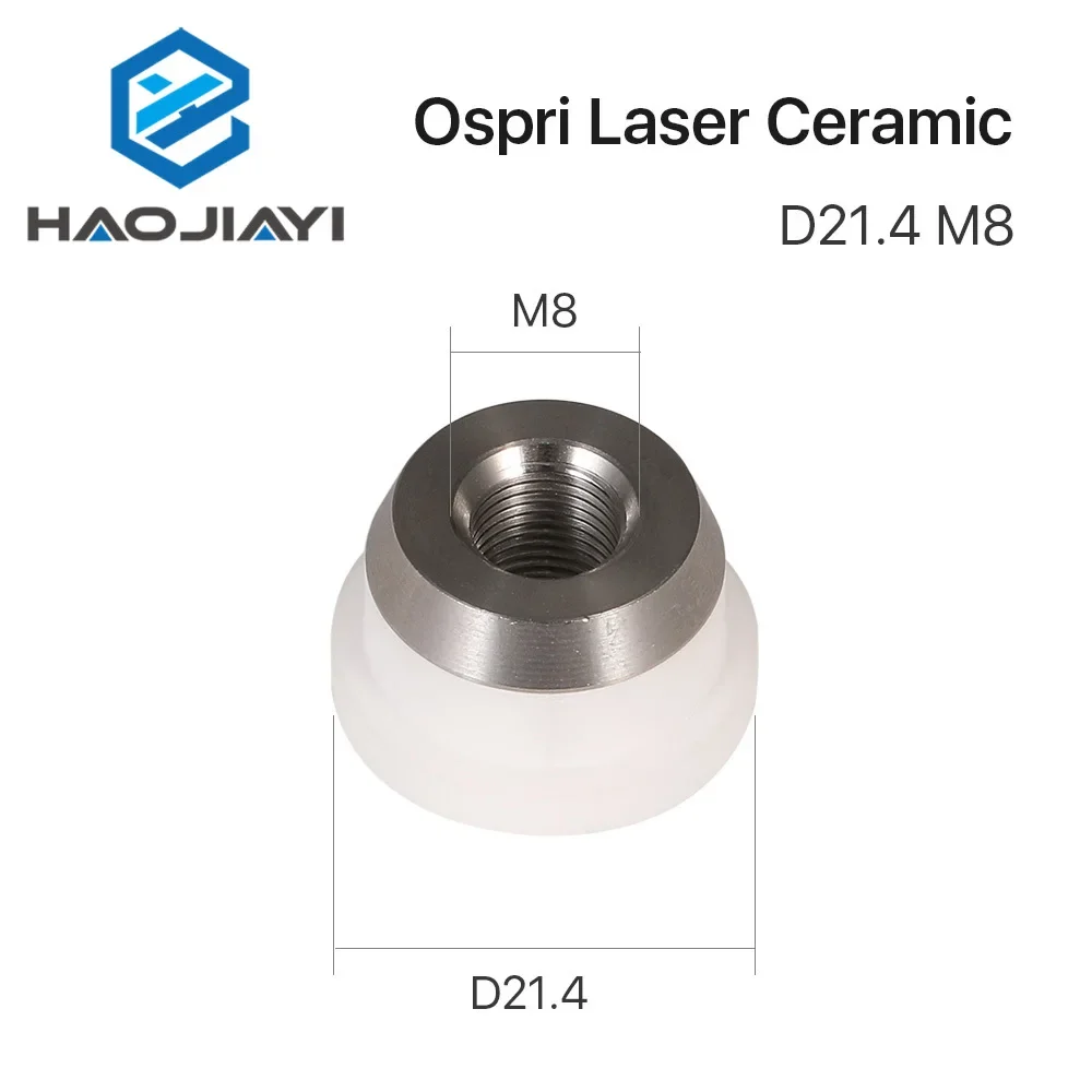 OEM Ospri Laser Ceramic Nozzle Holder Laser Head Part Diameter 21.4mm M8 Thread for Ospri 3D Laser Cutting Head