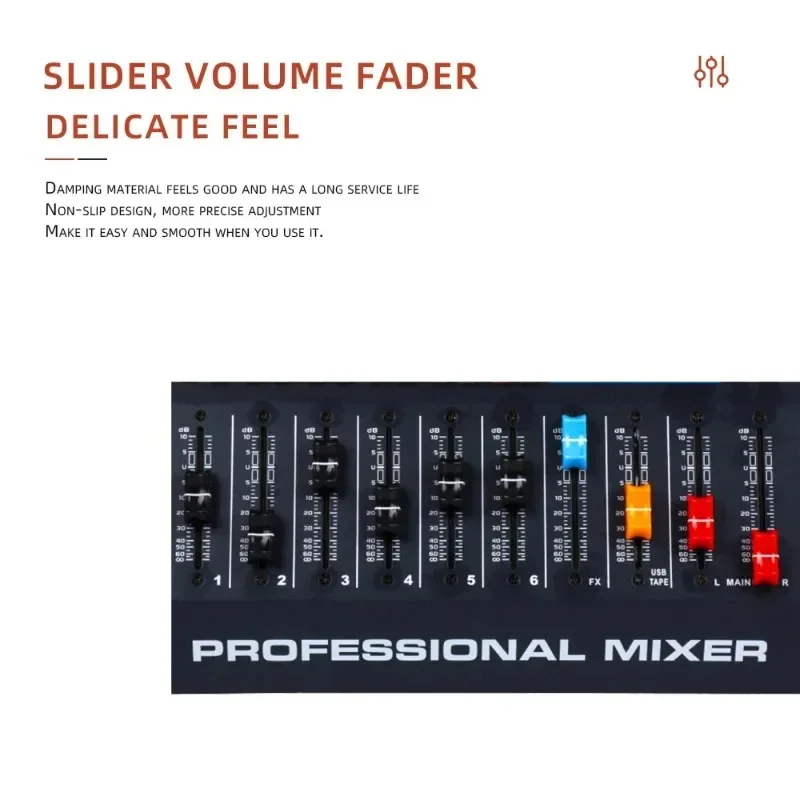 LXR12 12-kanaals Bluetooth digitale microfoon Sound Mixer Console Professionele Karaoke Audio Mixer Versterker met USB