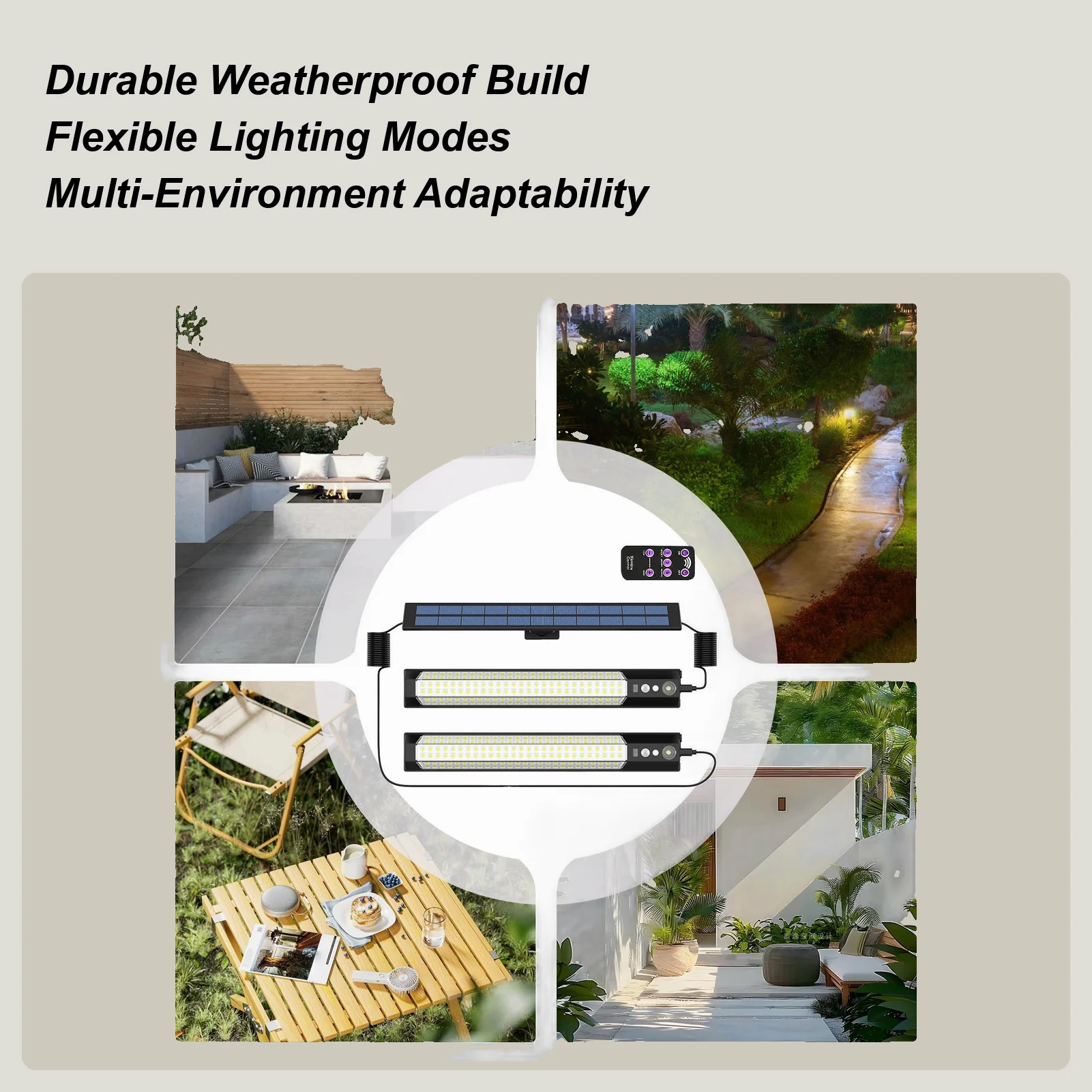 

Солнечный настенный светильник, 3 режима, умный датчик, солнечная лампа с дистанционным управлением, декоративный настенный подвесной светильник для пейзажной дорожки, уличного забора