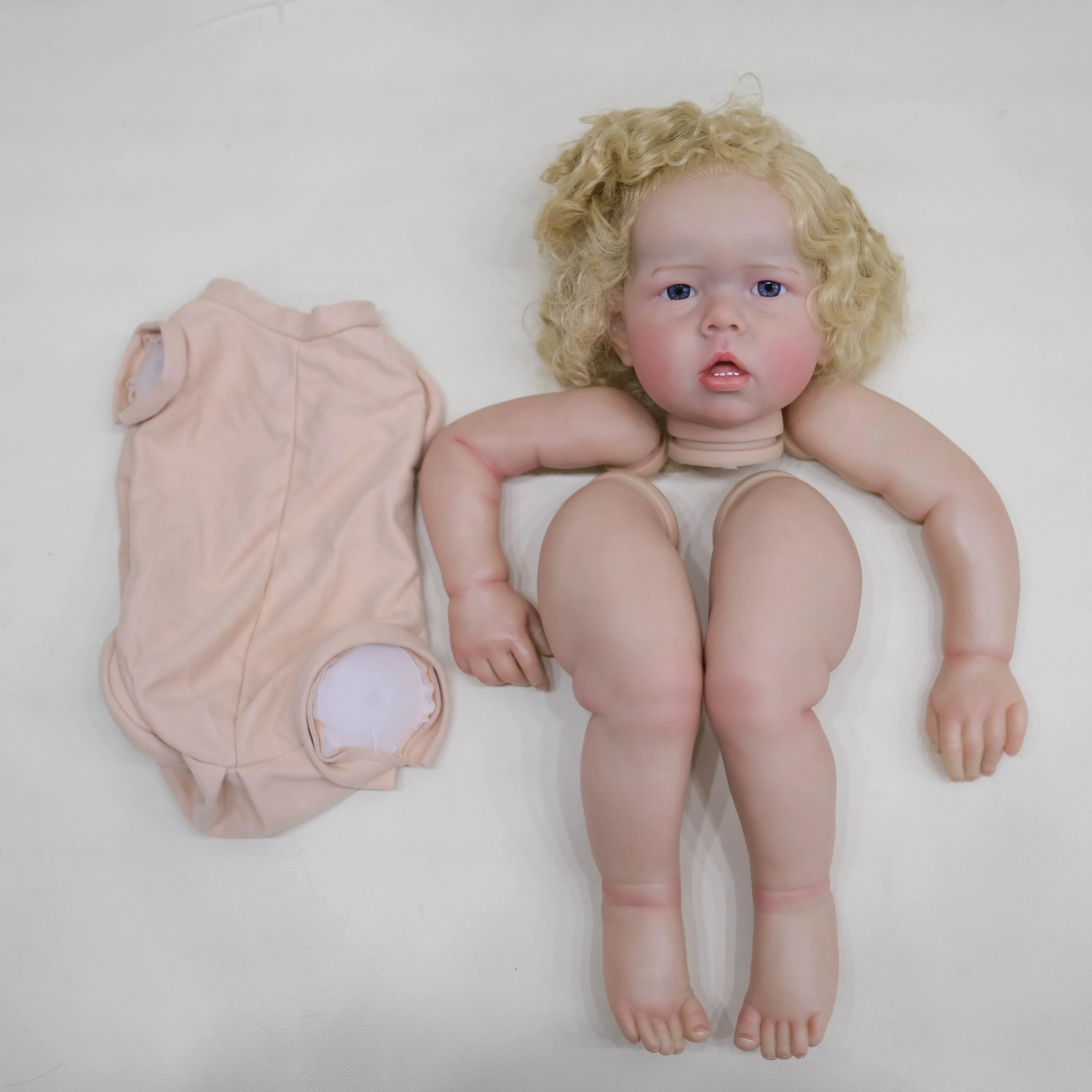 

28inch Liam Already Painted Kit Doll Reborn Toddler 6 Month Size Kits with Hand Rooted Hair Very Lifelike Baby Doll DYI Toys