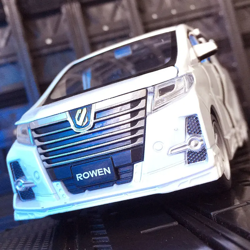 1:32 Alpha ROWEN Star voiture commerciale en alliage modèle de voiture son et lumière retirer jouets pour enfants adulte cadeau Collection moulé sous pression