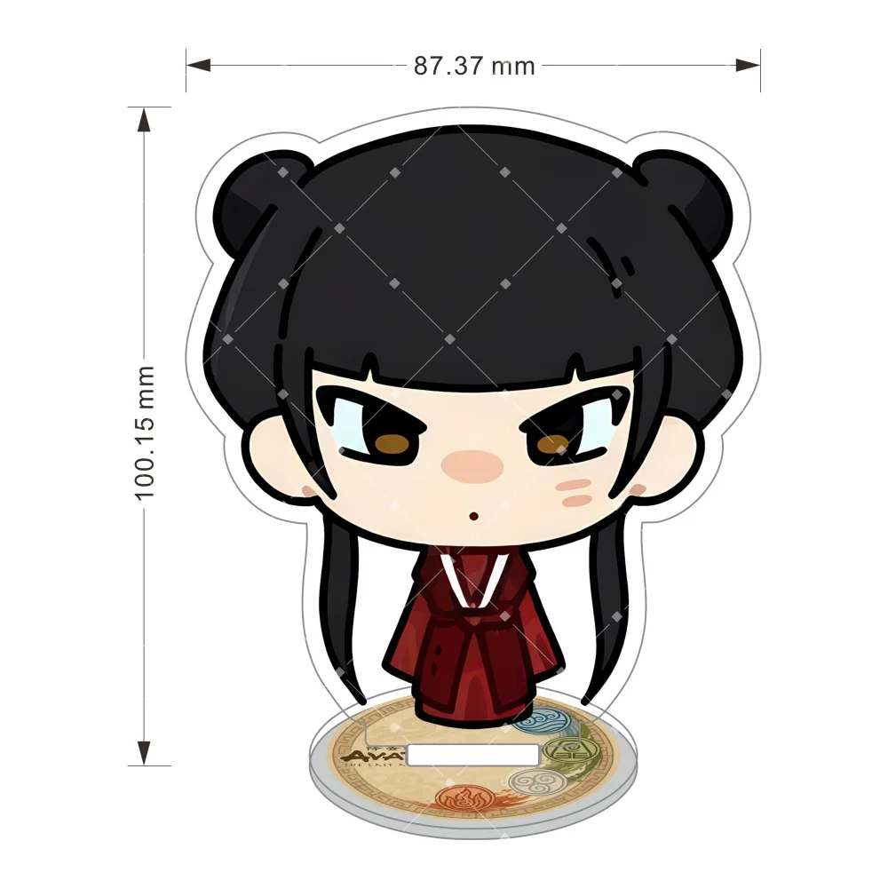 Avatar The Last Airbender Acrylic Stand Figure Aang Zuko Katara Iroh Chibi Anime Table Decor Cute Keychain Badge Fans Gift 10cm