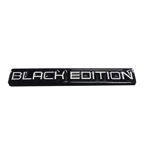 Автомобильные наклейки из цинкового сплава Black Edition для Volvo Audi BMW Benz Cadillac Honda Volkswagen Lexus Black Warrior, модифицированные значки