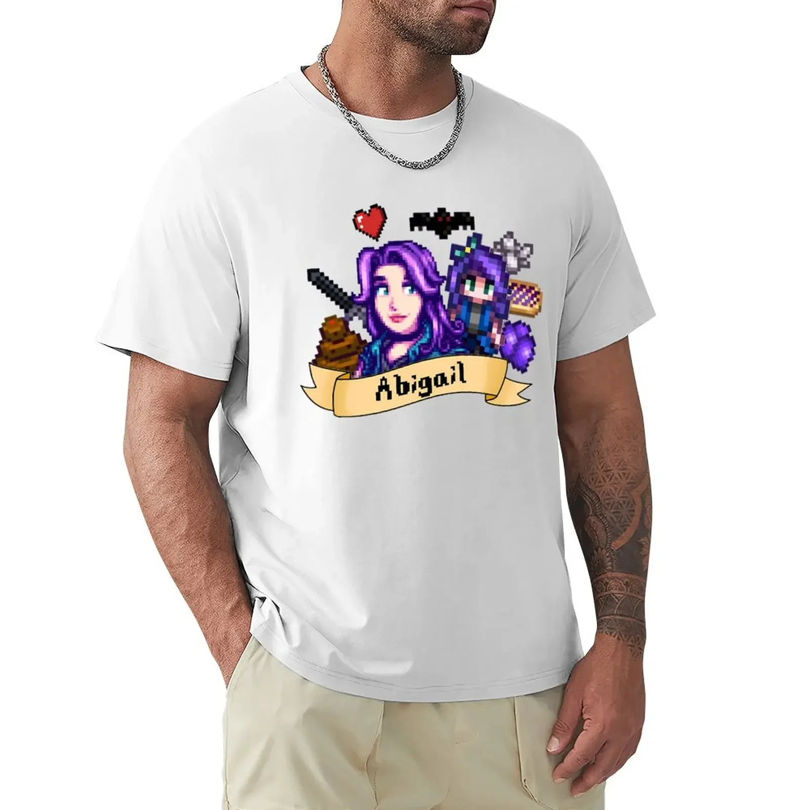 

Stardew Valley- Abigail T-Shirt shirts graphic tees sports fans plus size men clothing