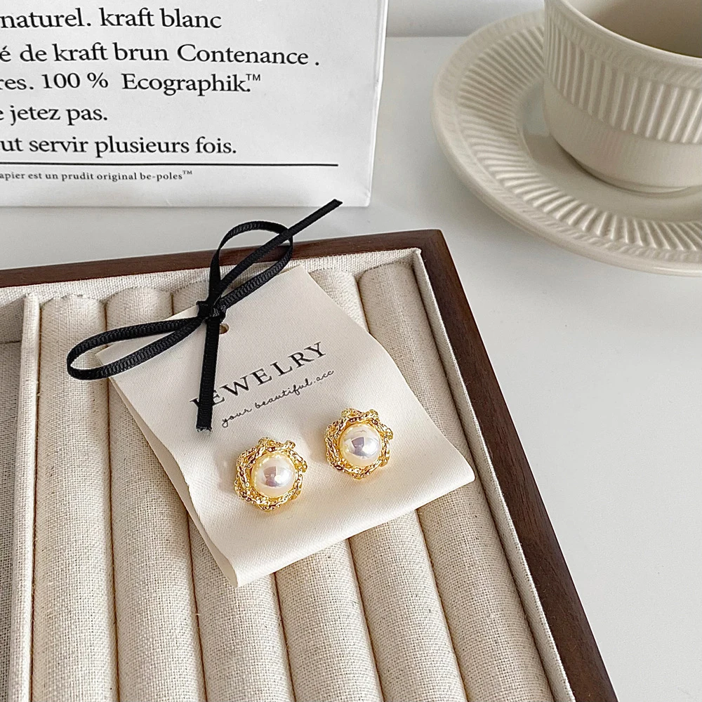 50/100Pcs Custom Logo Jewelry Label Tag Earrings Stud Display  Cotton Cloth Fabric Card Packaging Jewellery Bag Box Accessories