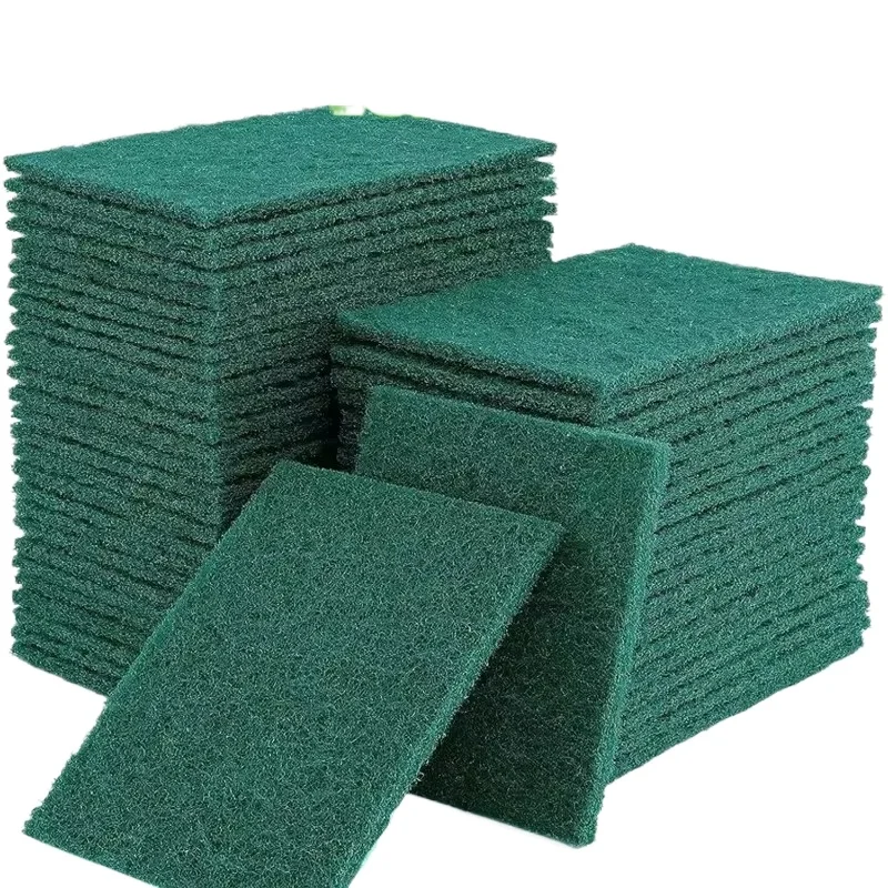 10/20/30PCS Green Rectangle Scrub Pads Scrub Pads Sponge Kitchen Dishwashing and Dishwashing Convenient Durable Household Clean