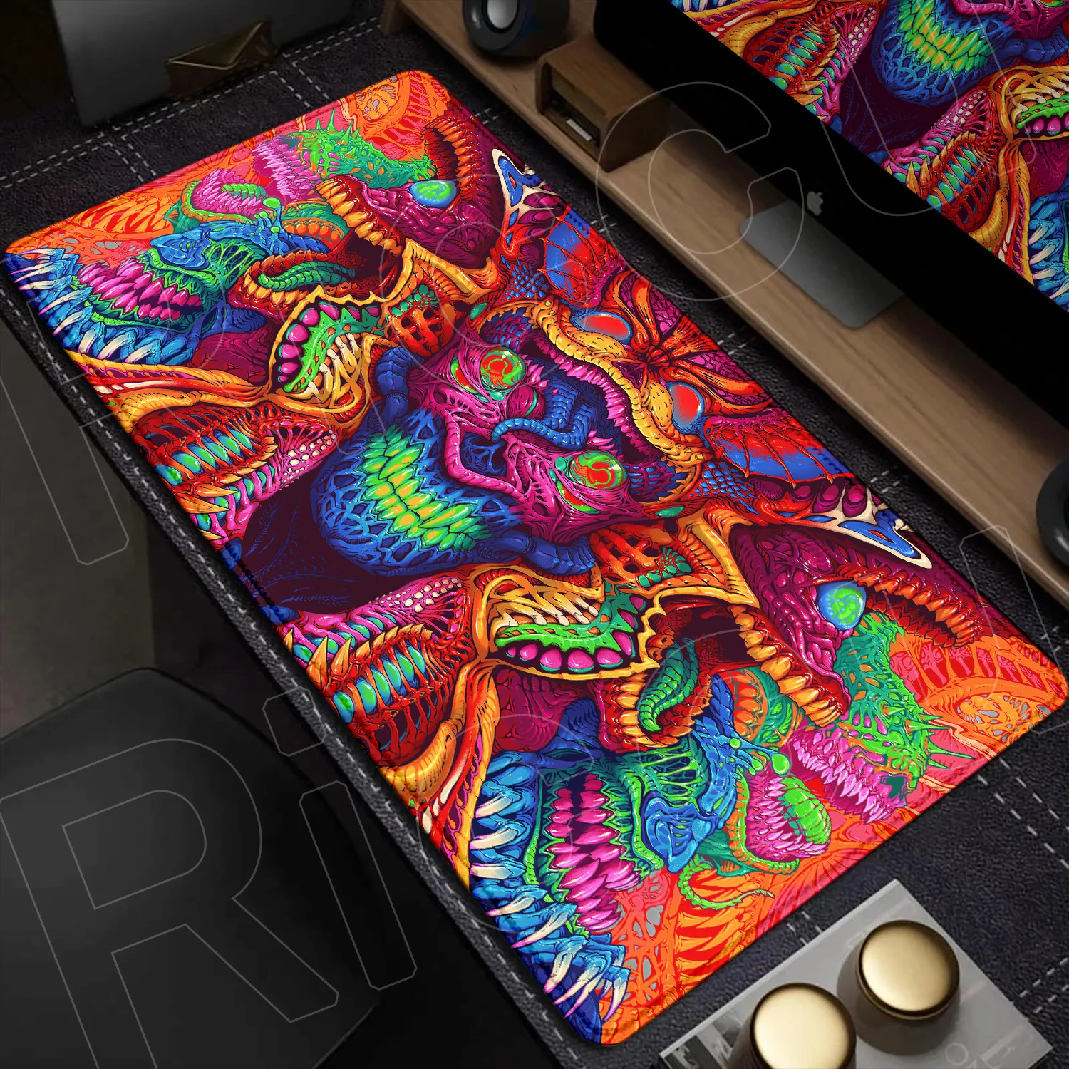 

Monster Mousepad 1200x600mm Oversized Computer Deskmat Gaming Anti-slip Rubber Mousepad Xxl Hyper Beast Durable Keyboard Playmat