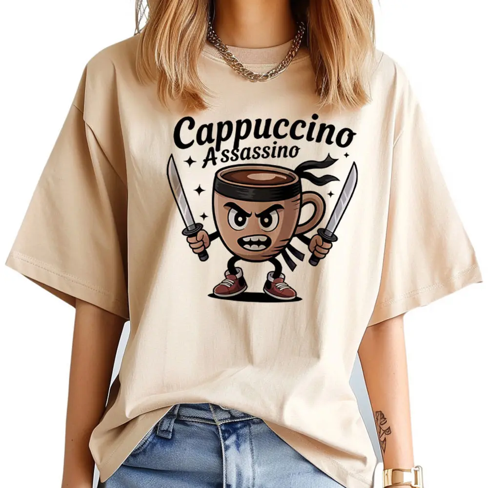 Italian Brainrot t shirt women women Pop Culture Punk 2000s hip hop Retro shirt 2000s korean clothes Graphic harajuku
