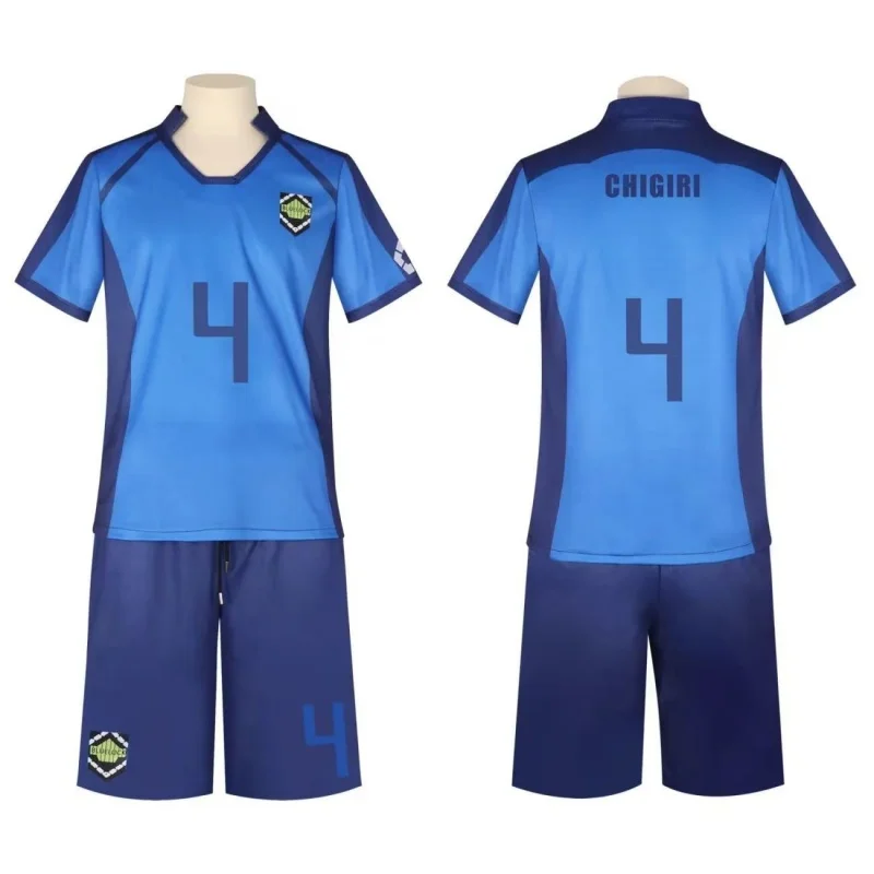 

Костюм для косплея по аниме CHIGIRI, тренировочный футбольный комплект, футбольная форма Chigiri Hyoma, наряд на Хэллоуин