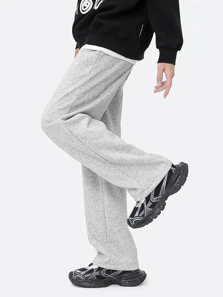 

Сверхмощные американские повседневные прямые спортивные штаны из чистого хлопка для осени и зимы. Модные спортивные штаны для спорта и отдыха для мужчин и женщин.