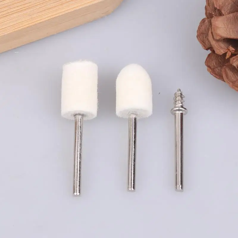 

Набор из 1 комплекта полировальных кругов из войлока - набор полировальных кругов различной формы для роторных инструментов, идеально подходит для ювелирных изделий и металла