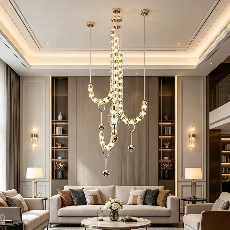 Modern living room dining room pendant light LED pendant light indoor lighting modern intelligent application lighting fixtures