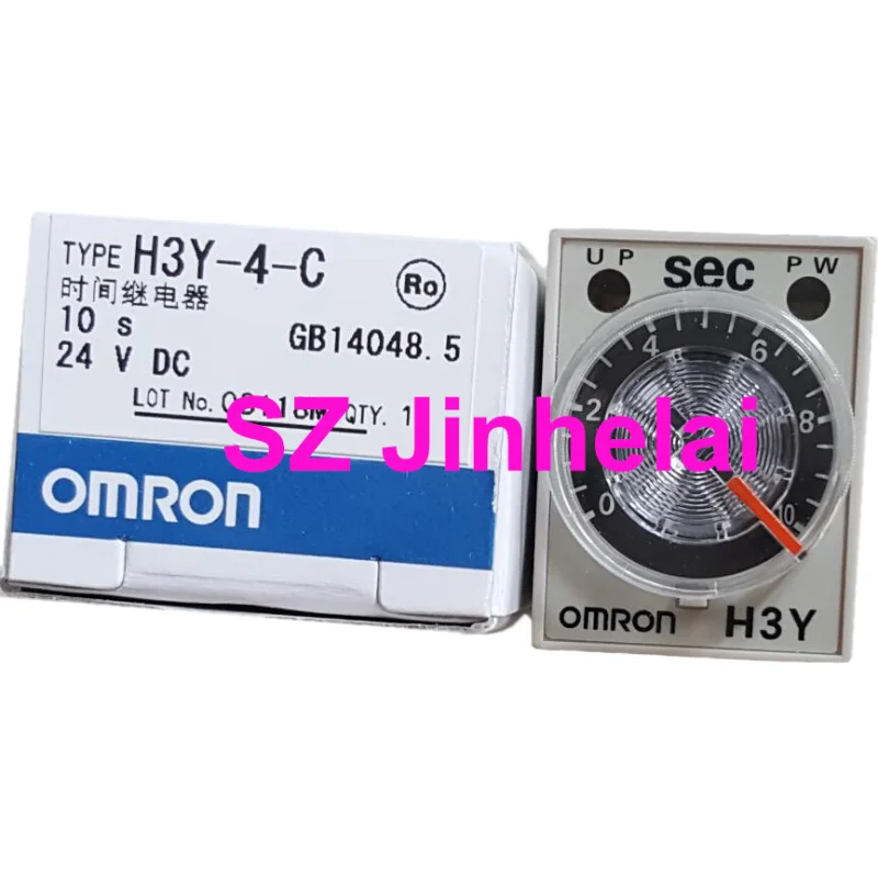 OMRON H3Y-4-C DC24V Authentic Original Relay Timer 24VDC off Delay Timer Relay Time 1S 5S 10S 30S 60S 3M