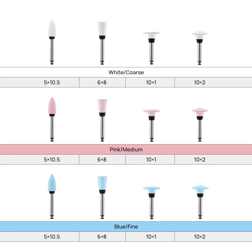 12 Pcs/Box BAISTRA Dental Silicone Polishing for Contra Angle Handpiece 135℃ Autoclavable