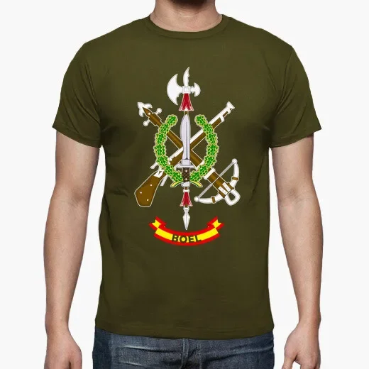 Summer Cotton Men T Shirt Streetwear Oversize tees 2024 Spanish Foreign Legion BOEL Special Operations Legion Espanola T-Shirt