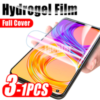 1-3 PCS Gel Film For Oppo Realme 8 Pro 7 Screen Hydrogel Film For Realme8 Realme8Pro Realme7 8Pro Safety Soft Film Not Glass