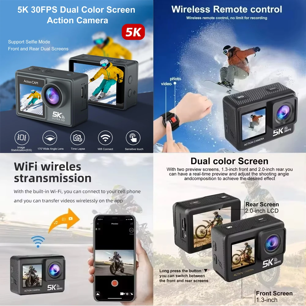 Thumbnail 3 - #15 New 5K Action Cameras Arrivals
