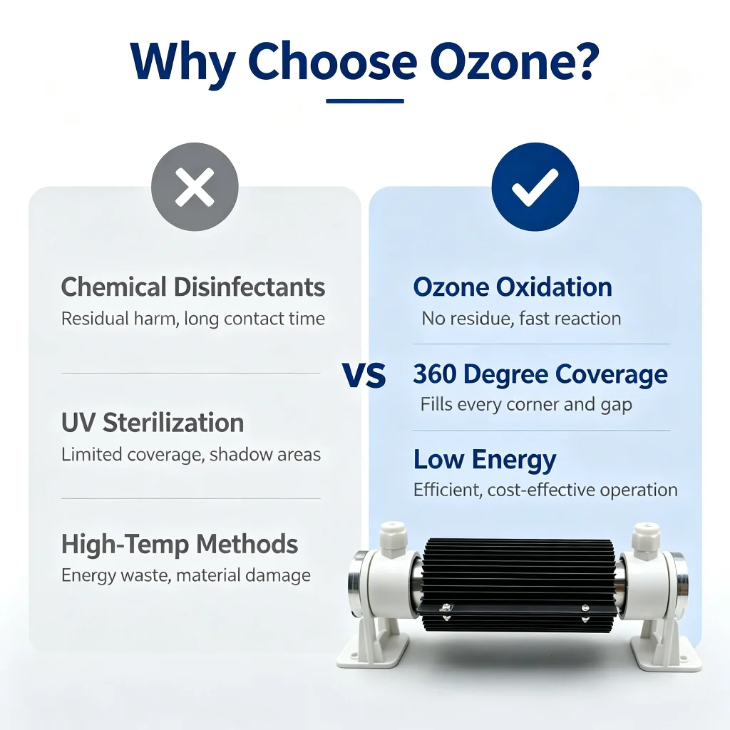 10G Air-Cooled Ceramic Tube Ozone Generator Ceramic Tube Ozone Generator Ceramic Tube for Water Sterilizer Purifier Disinfection