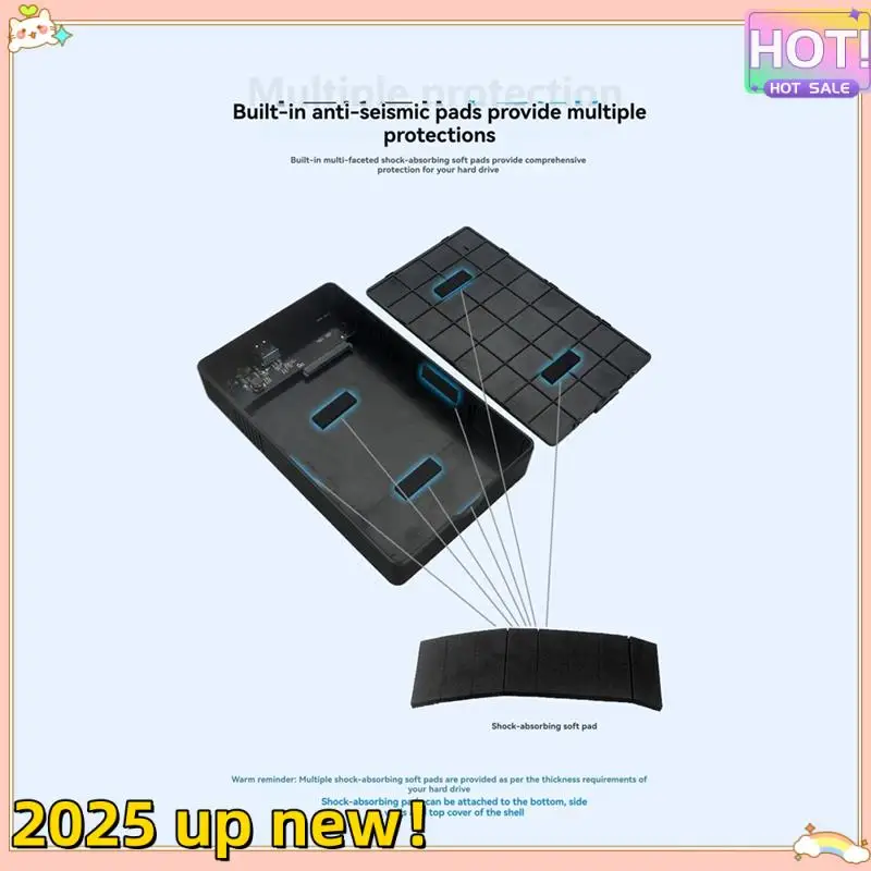 

Нежная текстура-3,5-дюймовый корпус жесткого диска 3,5-дюймовый внешний корпус жесткого диска SATA для 2,5-дюймового 3,5-дюймового SSD-диска с вилкой европейского стандарта