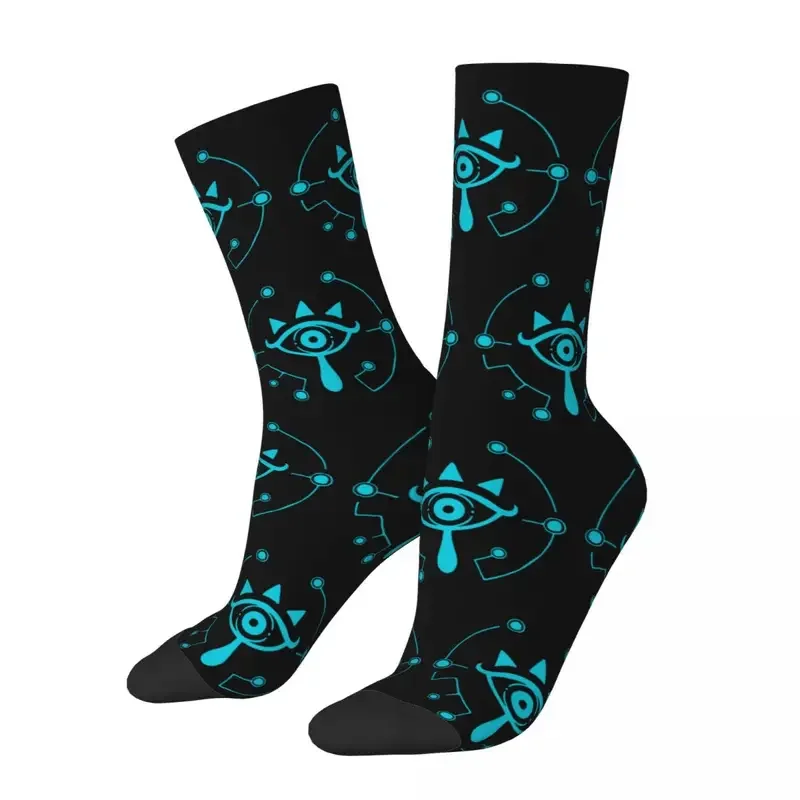 

Y2K Casual The Legend Of Zeldas Eye Basketball Polyester Long Socks For Women Men Breathable