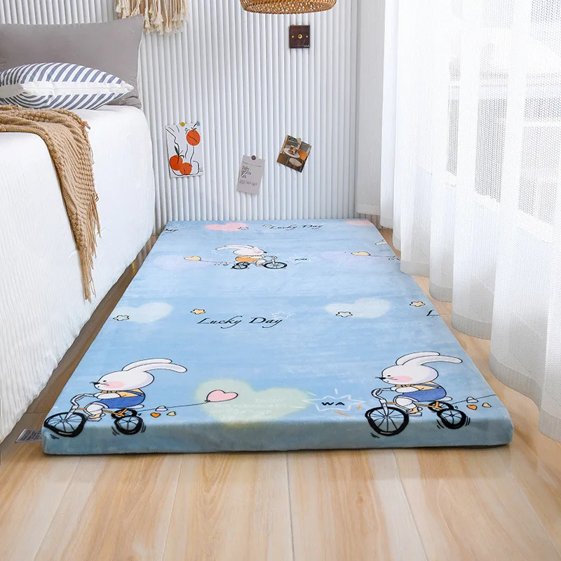 Thick Cartoon Memory Foam Floor Mat Milk Velvet Printed Crawling Rug Silicone Anti Slip Bottom Washable Cm Or Padding Bedroom