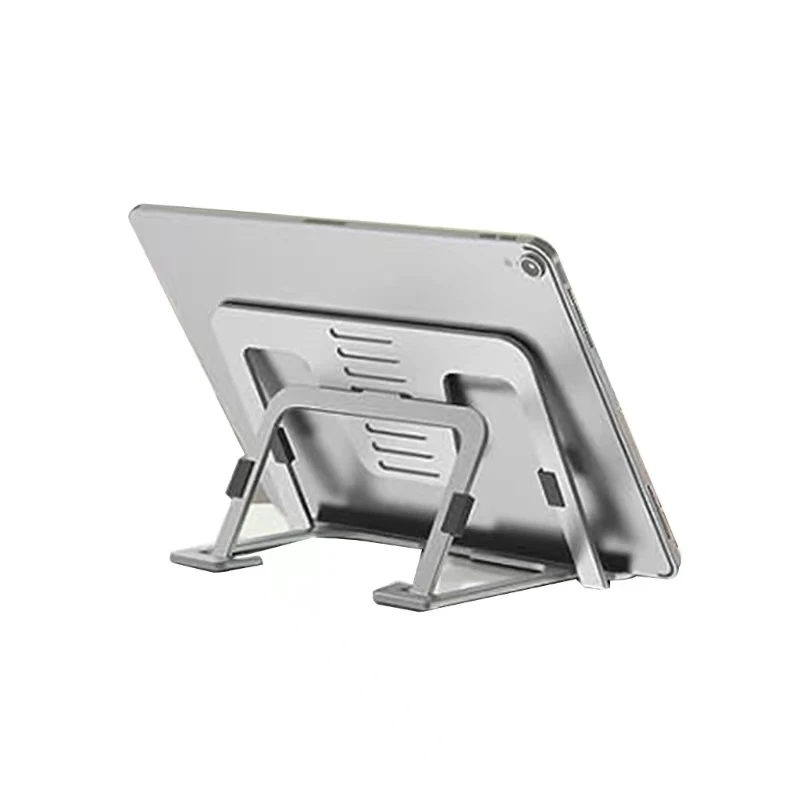 Supporto per tablet pieghevole e regolabile, supporto da tavolo in lega di alluminio Supporti da disegno Tavolette dock da 7-13 pollici e stabili