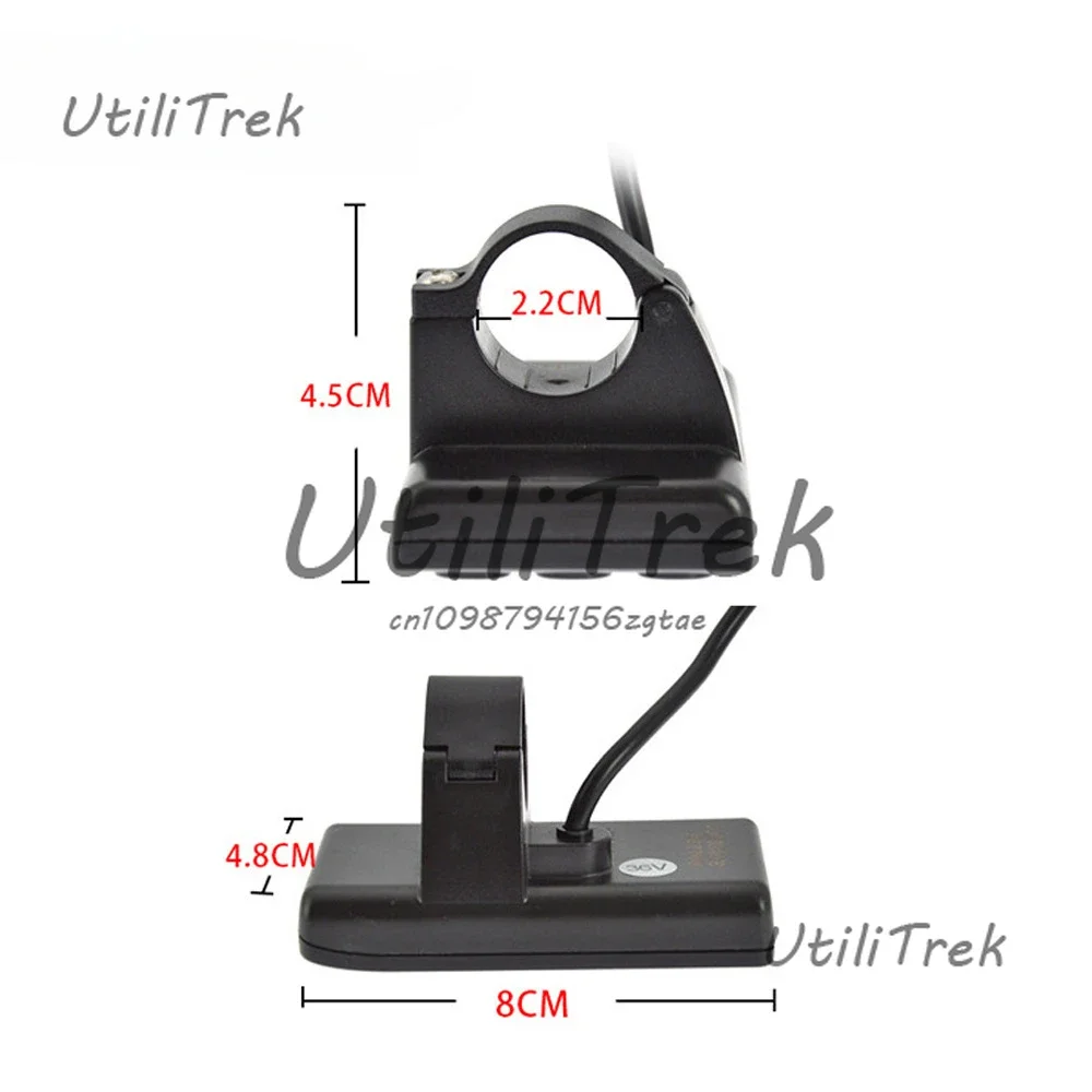 

24V 36V 48V 60V S866 Controller Panel Dashboard Waterproof 6PIN Electric Bike LCD Display for Electric E-Bike Scooter